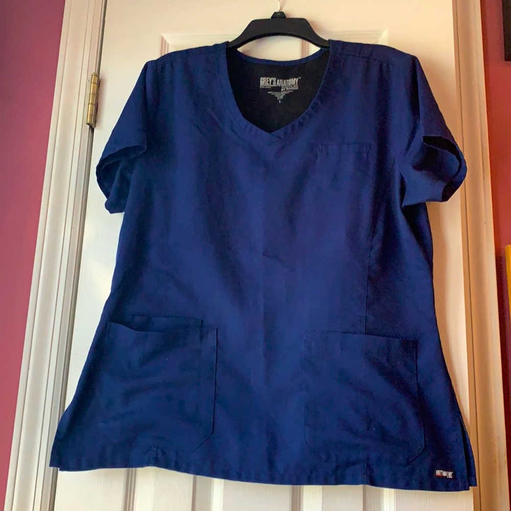 Grey’s Anatomy Navy Scrub Top